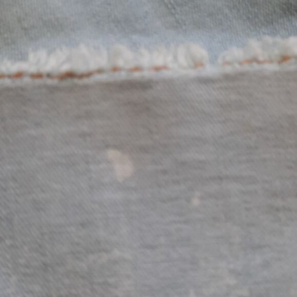 Ana Mid Rise Fayed Hem Denim Jean Shorts Size 24 - Picture 9 of 9